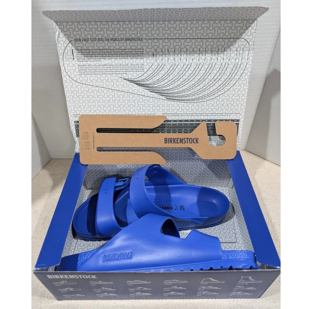 Birkenstock Arizona EVA Ultra Blue Sandals Mens 10 Womens 12 EU 43 1019100 NIB